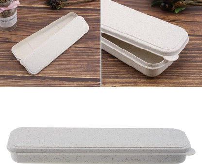 Portable Flatware Box Travel Tableware Storage, Travel Case Tableware Storage, Utensil Case Lunch Bag Flatware Box