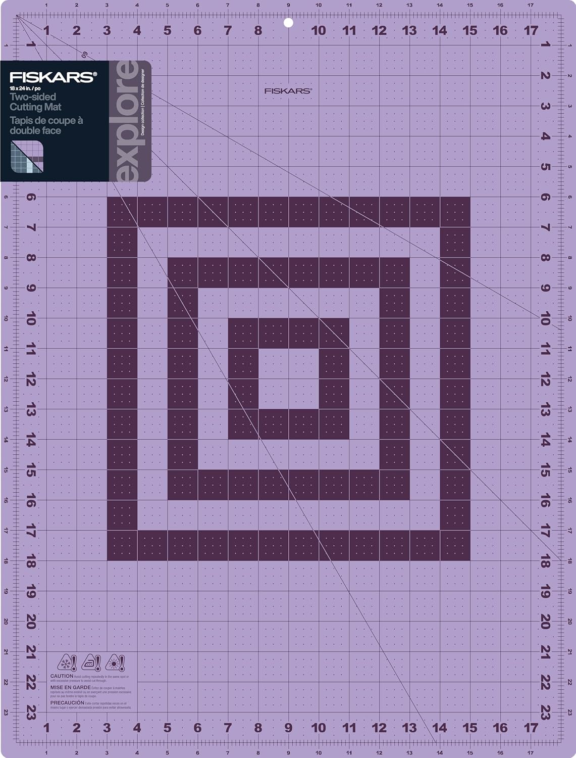 24" x 36" Self Healing Cutting Mat, Extra Large Double-Sided Grid