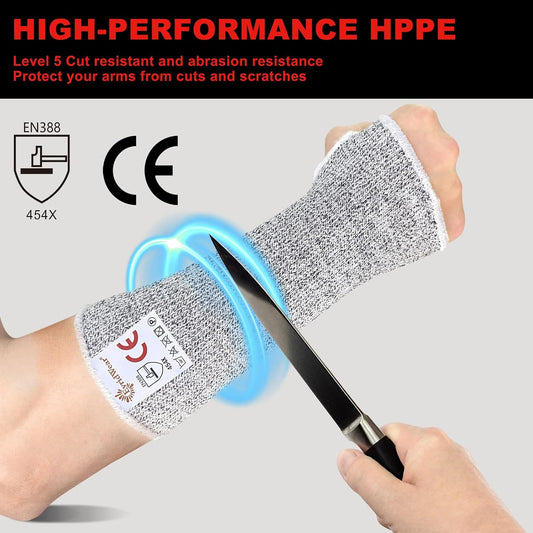 Arm Protectors for Thin Skin and Bruising Cut Resistant Arm Sleeves Arm Guards Protective Sleeves for Men Women