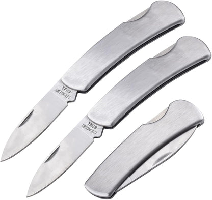 Paring Knife,all Steel Foldable Fruit Knife, All Steel Handle, Fruit Knife Small of Exquisite,small and Easy to Carry,suitable for Most Types of Vegetables and Fruits (4.9 inch)