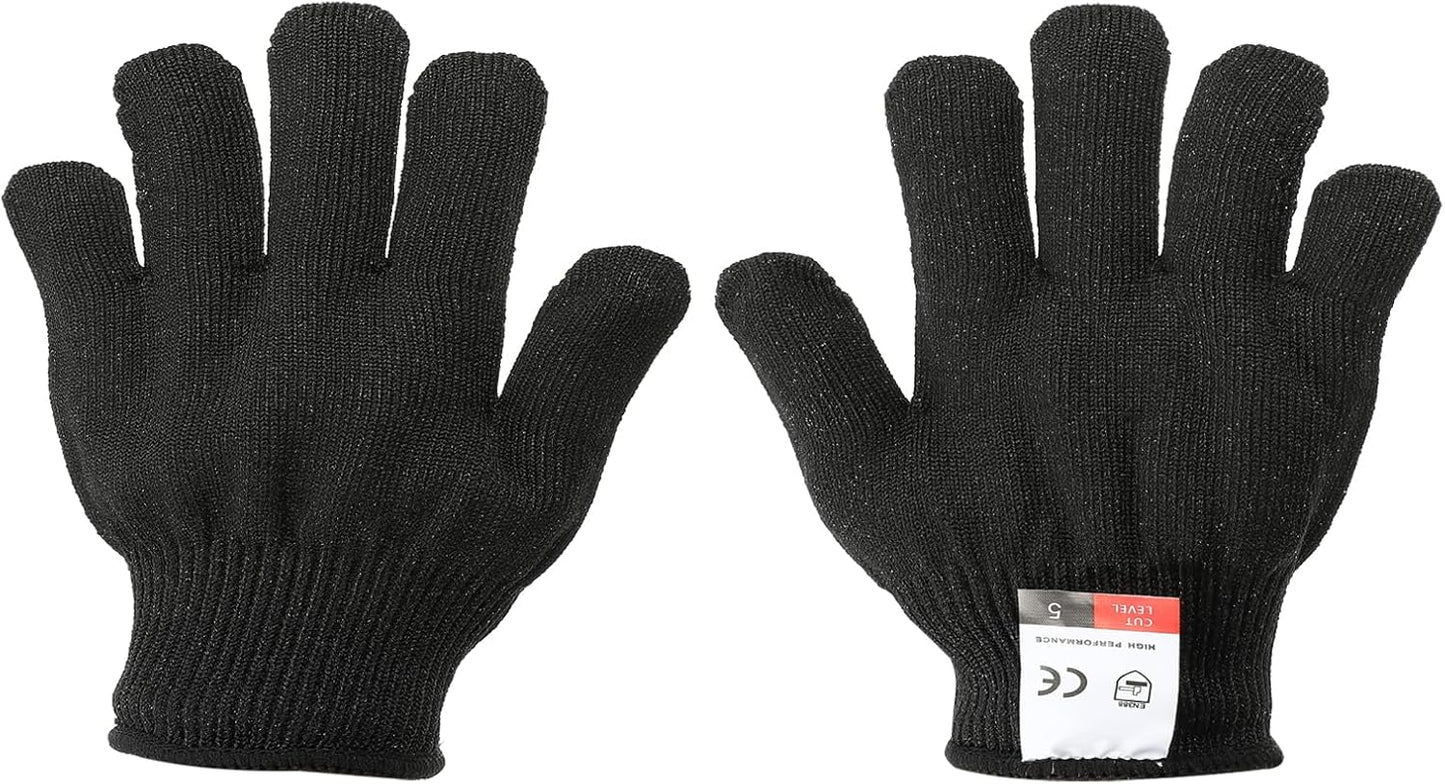 Cut Resistant Gloves, Level 5 Protection Anti Cutting Gloves Cut Proof Gloves for Kitchen Wood Carving Working