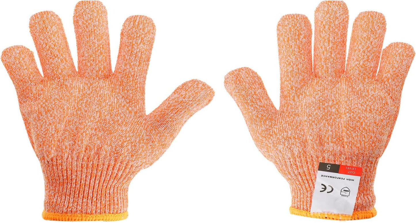 Cut Resistant Gloves, Level 5 Protection Anti Cutting Gloves Cut Proof Gloves for Kitchen Wood Carving Working