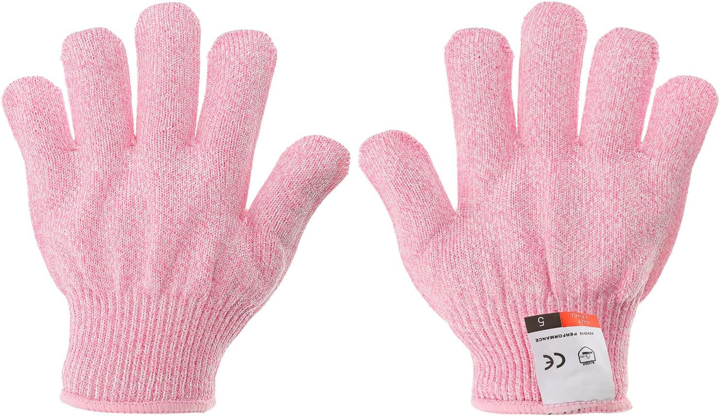 Cut Resistant Gloves, Level 5 Protection Anti Cutting Gloves Cut Proof Gloves for Kitchen Wood Carving Working