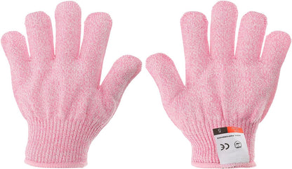 Cut Resistant Gloves, Level 5 Protection Anti Cutting Gloves Cut Proof Gloves for Kitchen Wood Carving Working