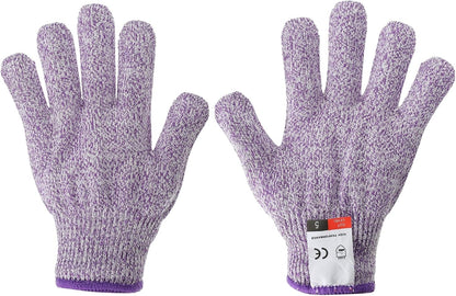 Cut Resistant Gloves, Level 5 Protection Anti Cutting Gloves Cut Proof Gloves for Kitchen Wood Carving Working