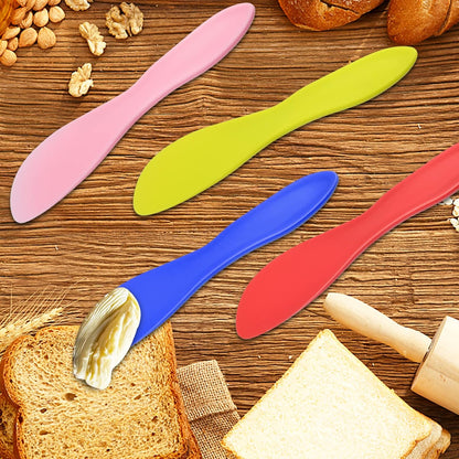 20 Pcs Plastic Butter Spreader, 7 Inch Multi Purpose Knife Spreader Tools for Kids, Versatile Kitchen Frosting Knives Sets for Cheese Butter Cream Jam Sandwich