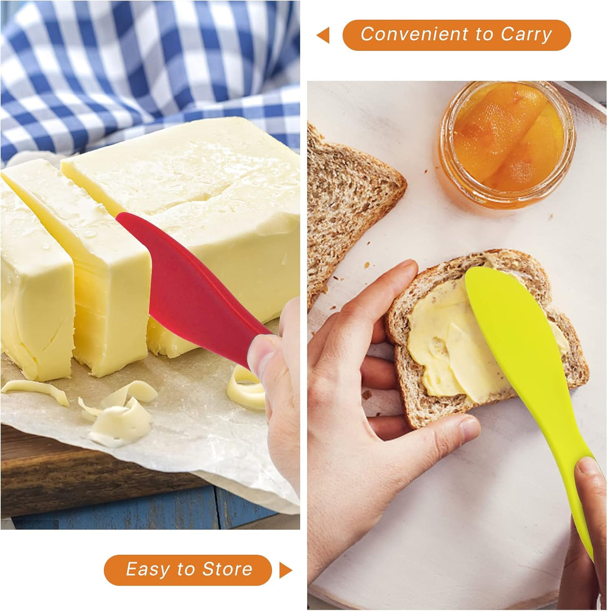 20 Pcs Plastic Butter Spreader, 7 Inch Multi Purpose Knife Spreader Tools for Kids, Versatile Kitchen Frosting Knives Sets for Cheese Butter Cream Jam Sandwich