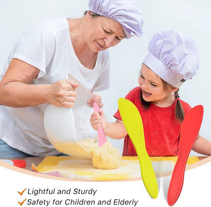 20 Pcs Plastic Butter Spreader, 7 Inch Multi Purpose Knife Spreader Tools for Kids, Versatile Kitchen Frosting Knives Sets for Cheese Butter Cream Jam Sandwich