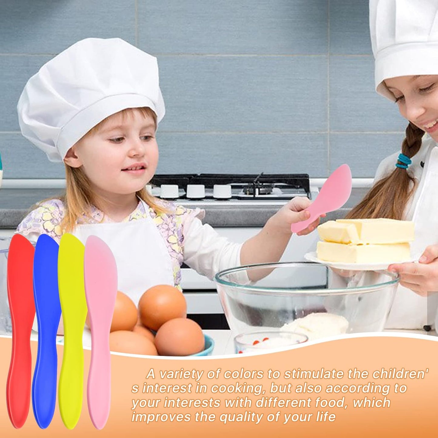 20 Pcs Plastic Butter Spreader, 7 Inch Multi Purpose Knife Spreader Tools for Kids, Versatile Kitchen Frosting Knives Sets for Cheese Butter Cream Jam Sandwich
