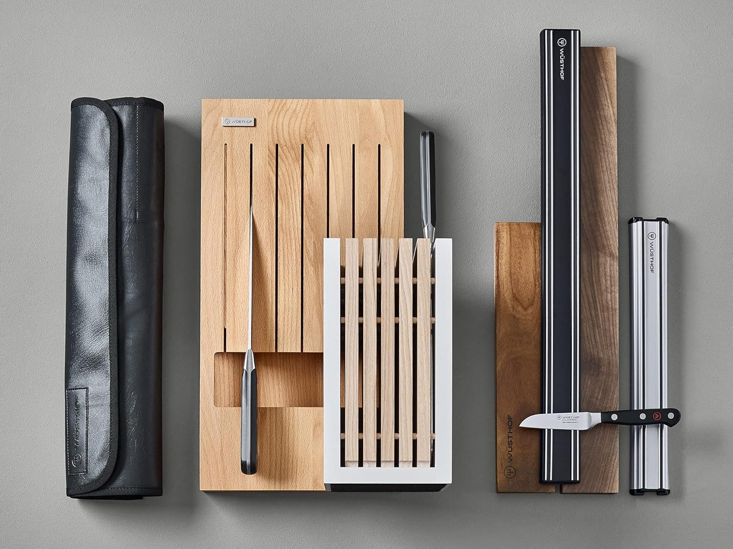 Wüsthof Drawer Insert Beech Wood for 7 Knives