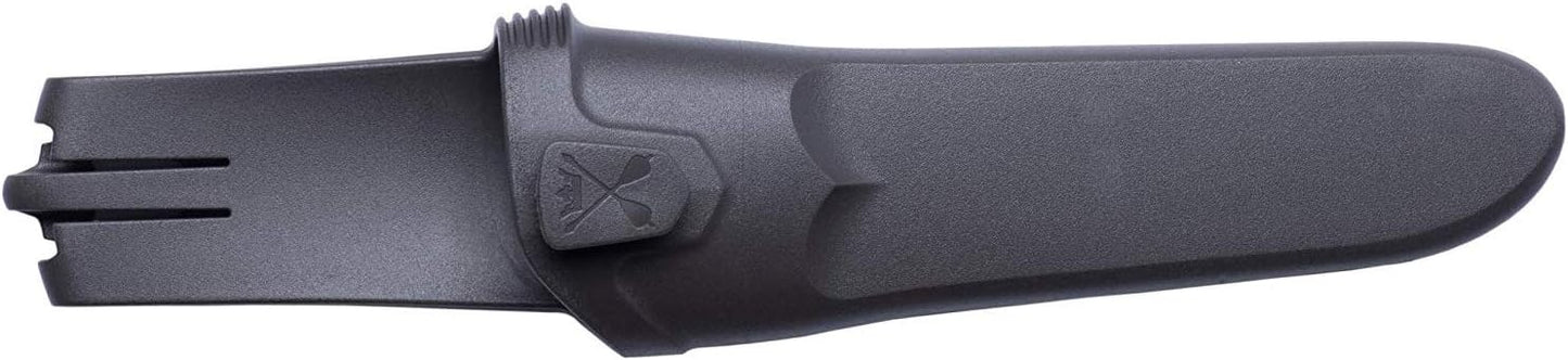 Craftline Basic 511 High Carbon Steel Fixed Blade Utility Knife and Combi-Sheath, 3.6-Inch Blade