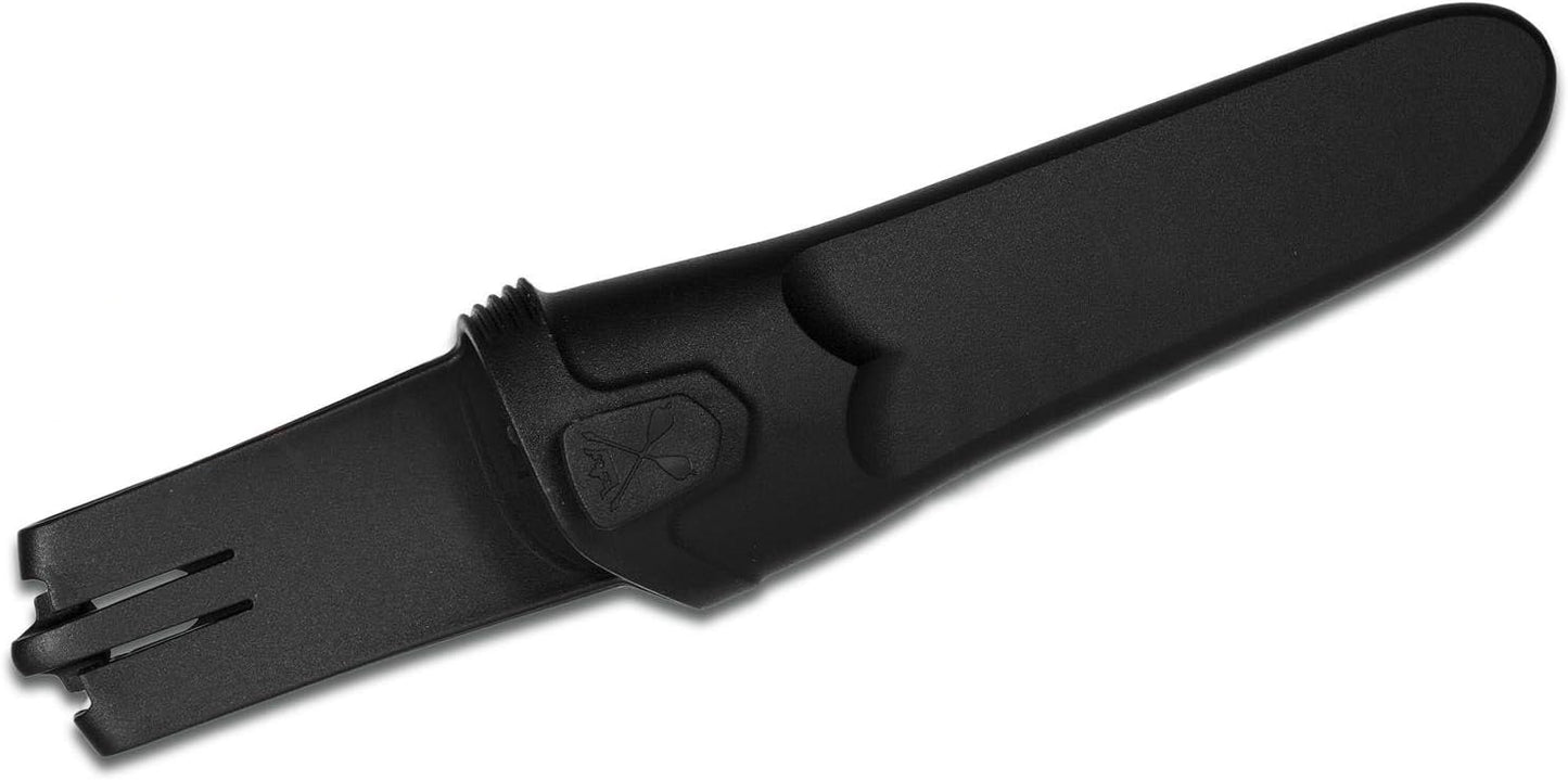 Craftline Basic 511 High Carbon Steel Fixed Blade Utility Knife and Combi-Sheath, 3.6-Inch Blade