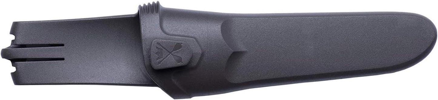 Craftline Basic 511 High Carbon Steel Fixed Blade Utility Knife and Combi-Sheath, 3.6-Inch Blade