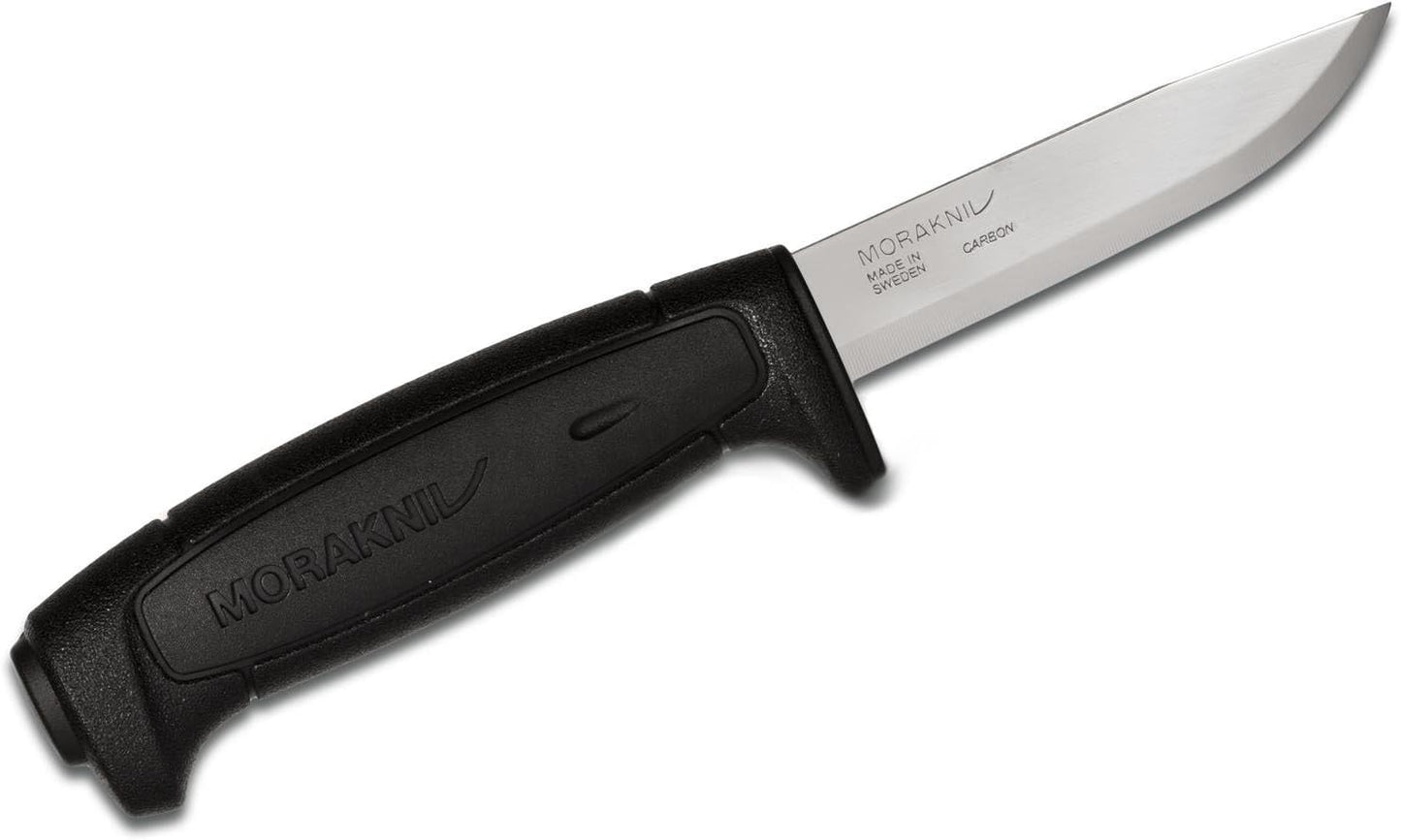 Craftline Basic 511 High Carbon Steel Fixed Blade Utility Knife and Combi-Sheath, 3.6-Inch Blade
