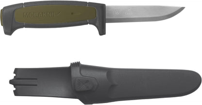 Craftline Basic 511 High Carbon Steel Fixed Blade Utility Knife and Combi-Sheath, 3.6-Inch Blade