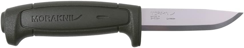 Craftline Basic 511 High Carbon Steel Fixed Blade Utility Knife and Combi-Sheath, 3.6-Inch Blade
