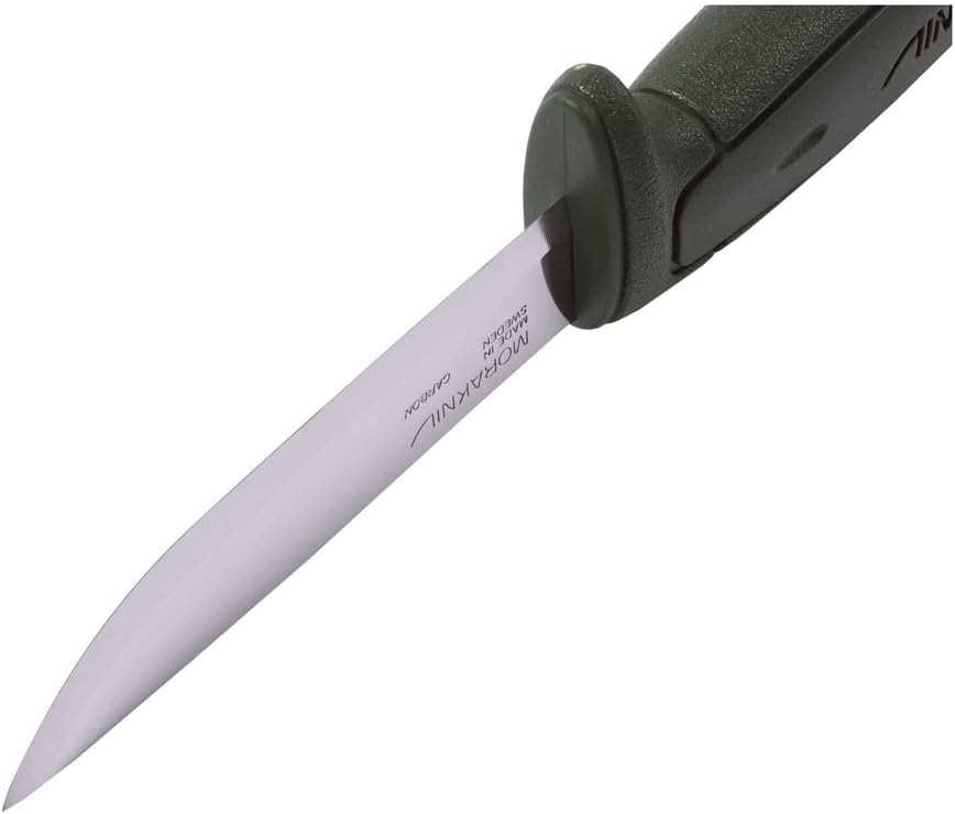 Craftline Basic 511 High Carbon Steel Fixed Blade Utility Knife and Combi-Sheath, 3.6-Inch Blade