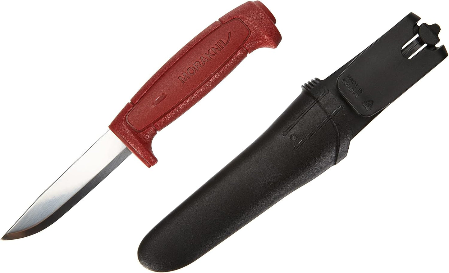 Craftline Basic 511 High Carbon Steel Fixed Blade Utility Knife and Combi-Sheath, 3.6-Inch Blade