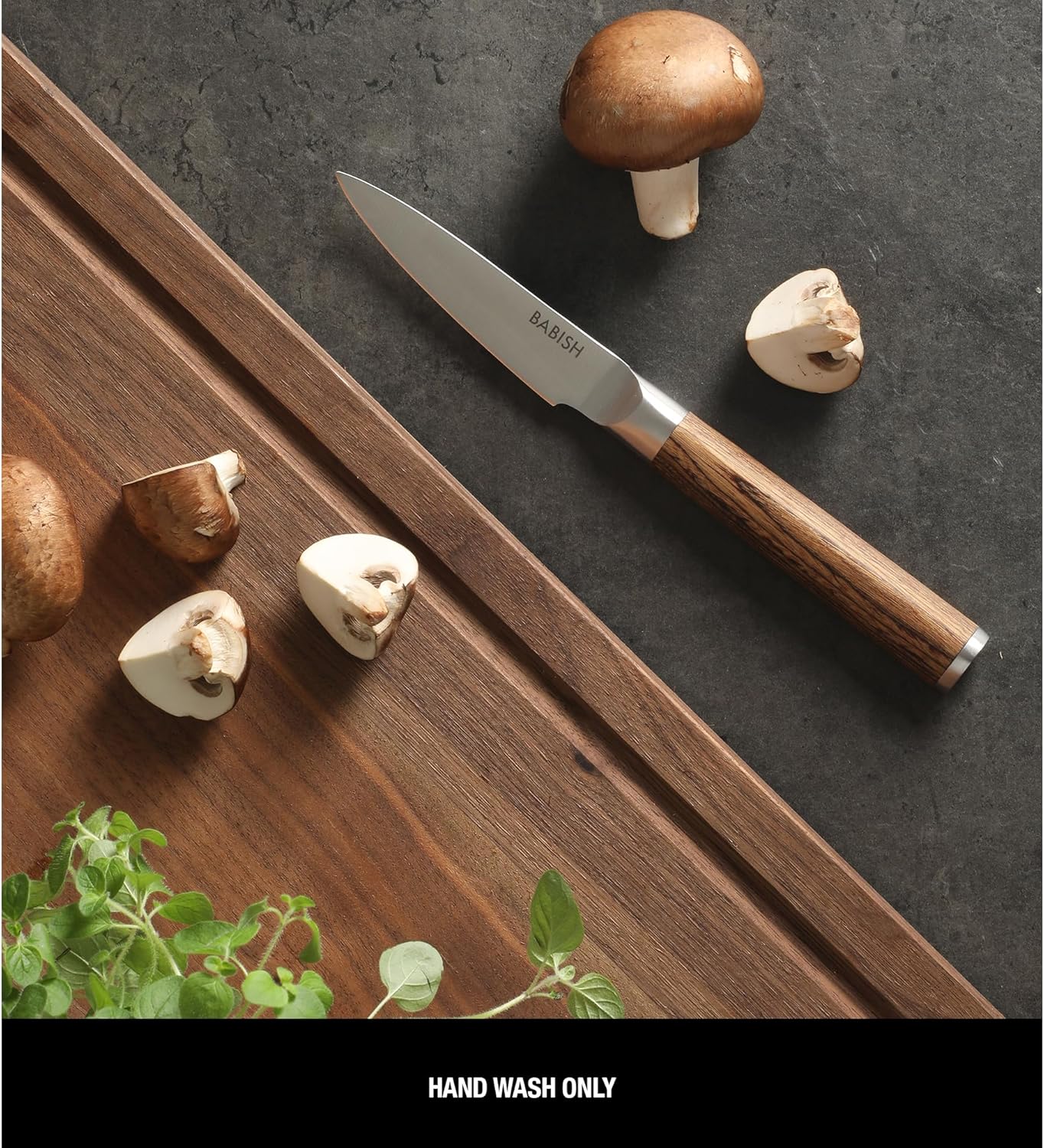 1.4116 German Stainless Steel Paring Knife – 3.5-Inch Precision Kitchen Knife for Peeling, Trimming & Prep Work, Full-Tang Blade