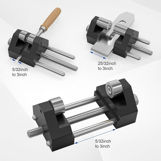 Precise Chisel Sharpening Jig Kit, Honing Guide System for Woodworking Chisels and Planes (5/32" to 3"), Chisel Honing Guide with Adjustable Angle Fixture and Angle Gauge (1)