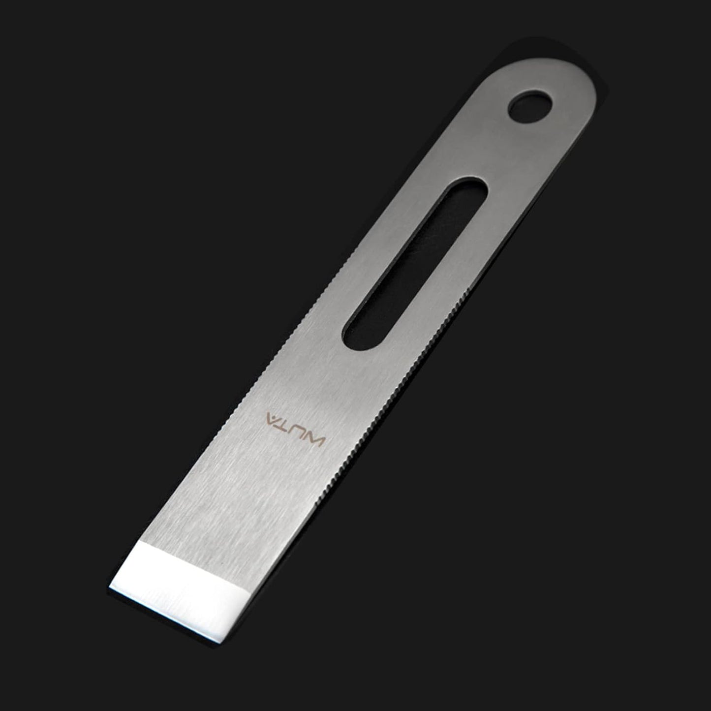 Leather Thinning Knife Skiving Tools 420B Martensitic Stainless Steel Professional Design DIY Craft Cutting Sharp Leathercraft Cutting Round/Flat/Slanted Blade, Right/Left Handed