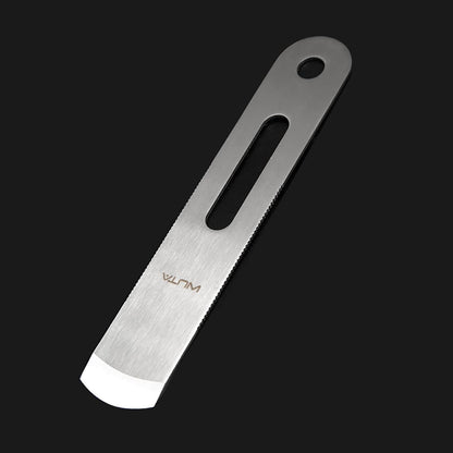 Leather Thinning Knife Skiving Tools 420B Martensitic Stainless Steel Professional Design DIY Craft Cutting Sharp Leathercraft Cutting Round/Flat/Slanted Blade, Right/Left Handed