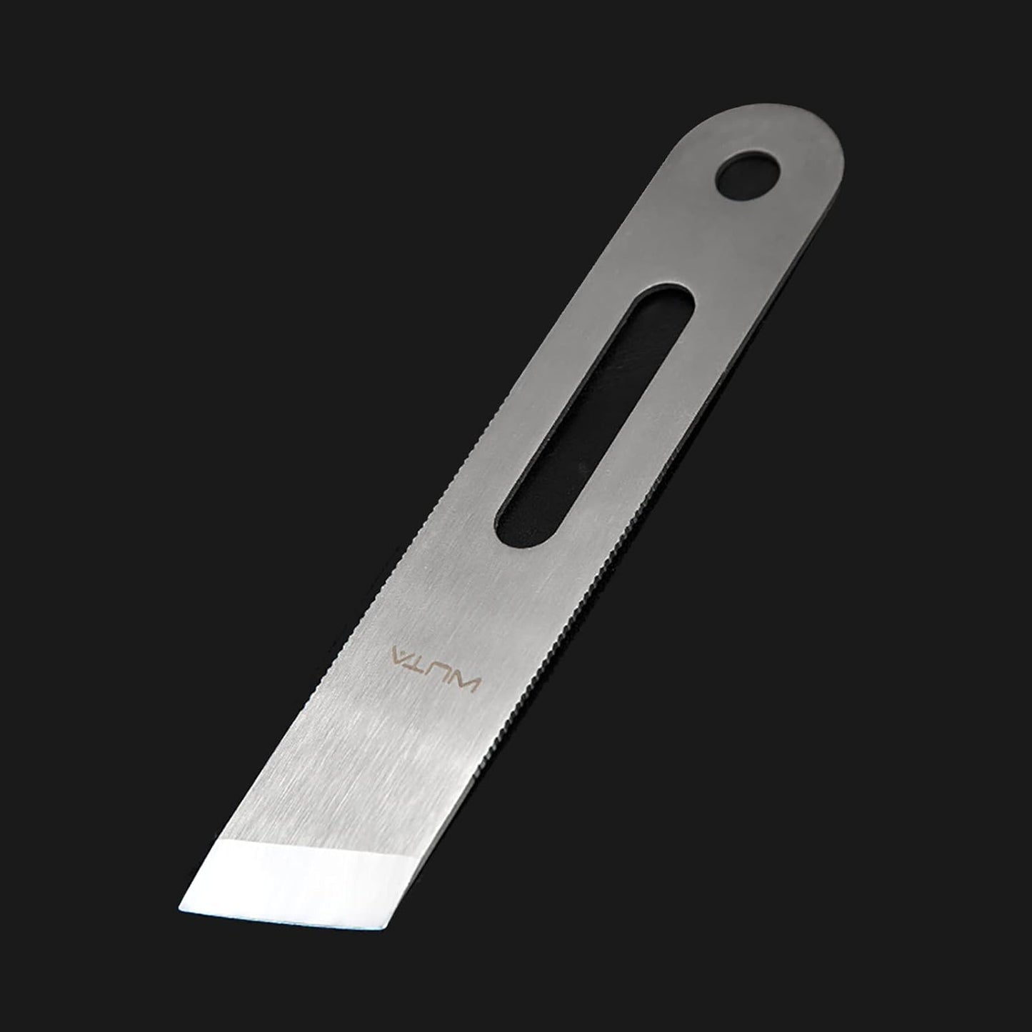Leather Thinning Knife Skiving Tools 420B Martensitic Stainless Steel Professional Design DIY Craft Cutting Sharp Leathercraft Cutting Round/Flat/Slanted Blade, Right/Left Handed