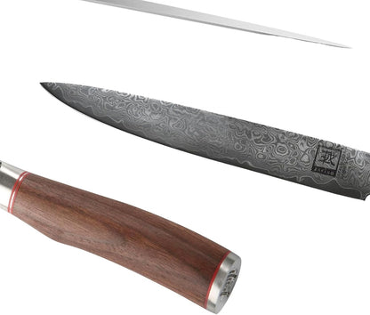 Limited Edition Copper Damascus Chef’s Knife – 8.3" Kiritsuke Blade | Damascus Steel with VG10 Core & Copper Texture | Maple Wood Handle | Professional Kitchen Knife in Gift Box