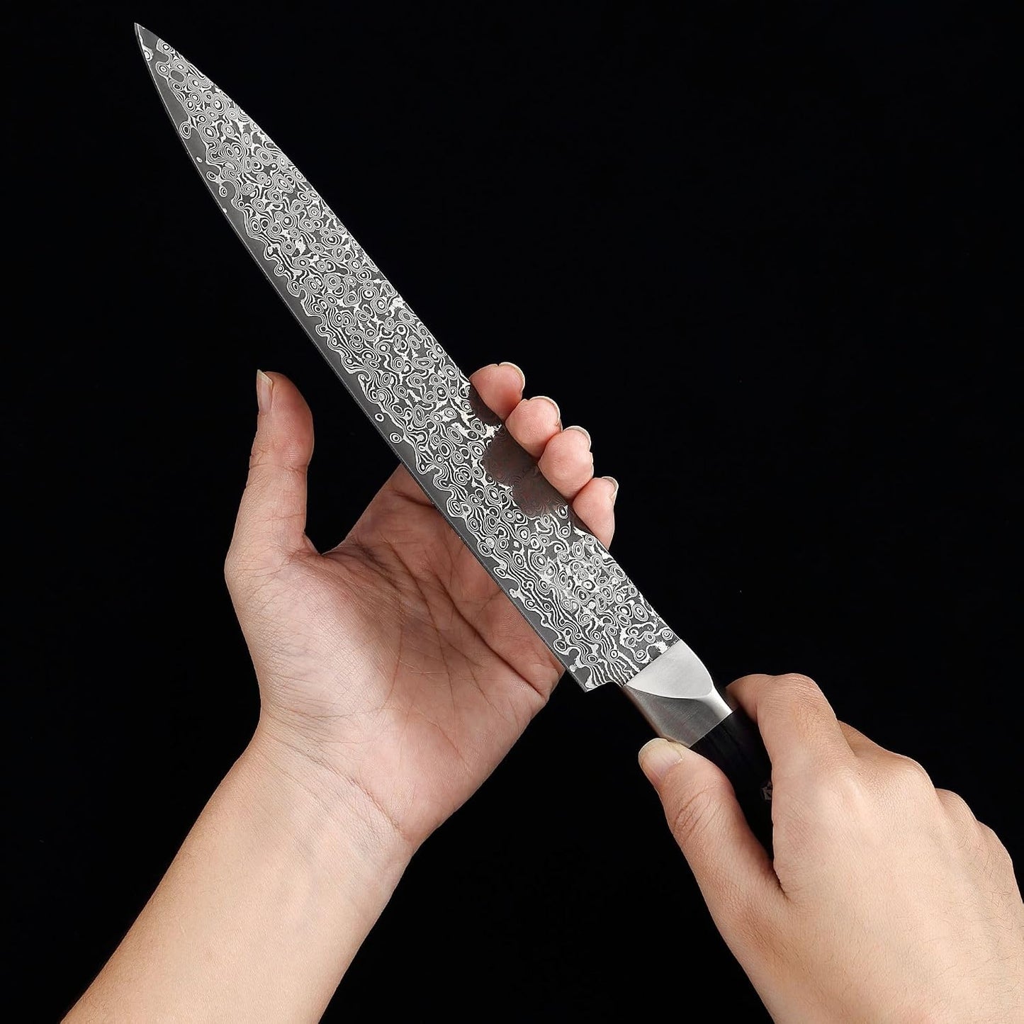 Limited Edition Copper Damascus Chef’s Knife – 8.3" Kiritsuke Blade | Damascus Steel with VG10 Core & Copper Texture | Maple Wood Handle | Professional Kitchen Knife in Gift Box
