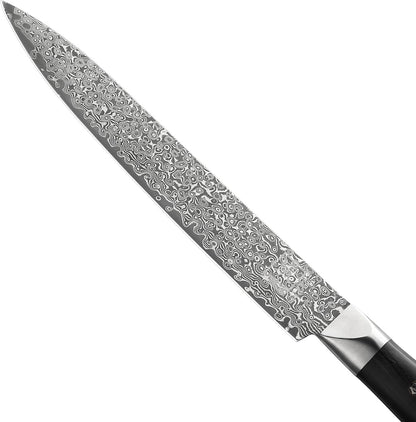 Limited Edition Copper Damascus Chef’s Knife – 8.3" Kiritsuke Blade | Damascus Steel with VG10 Core & Copper Texture | Maple Wood Handle | Professional Kitchen Knife in Gift Box