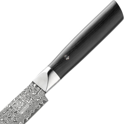 Limited Edition Copper Damascus Chef’s Knife – 8.3" Kiritsuke Blade | Damascus Steel with VG10 Core & Copper Texture | Maple Wood Handle | Professional Kitchen Knife in Gift Box