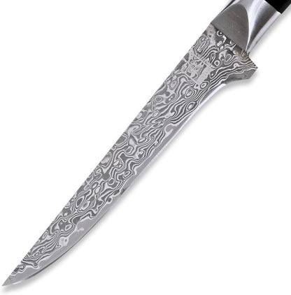 Limited Edition Copper Damascus Chef’s Knife – 8.3" Kiritsuke Blade | Damascus Steel with VG10 Core & Copper Texture | Maple Wood Handle | Professional Kitchen Knife in Gift Box