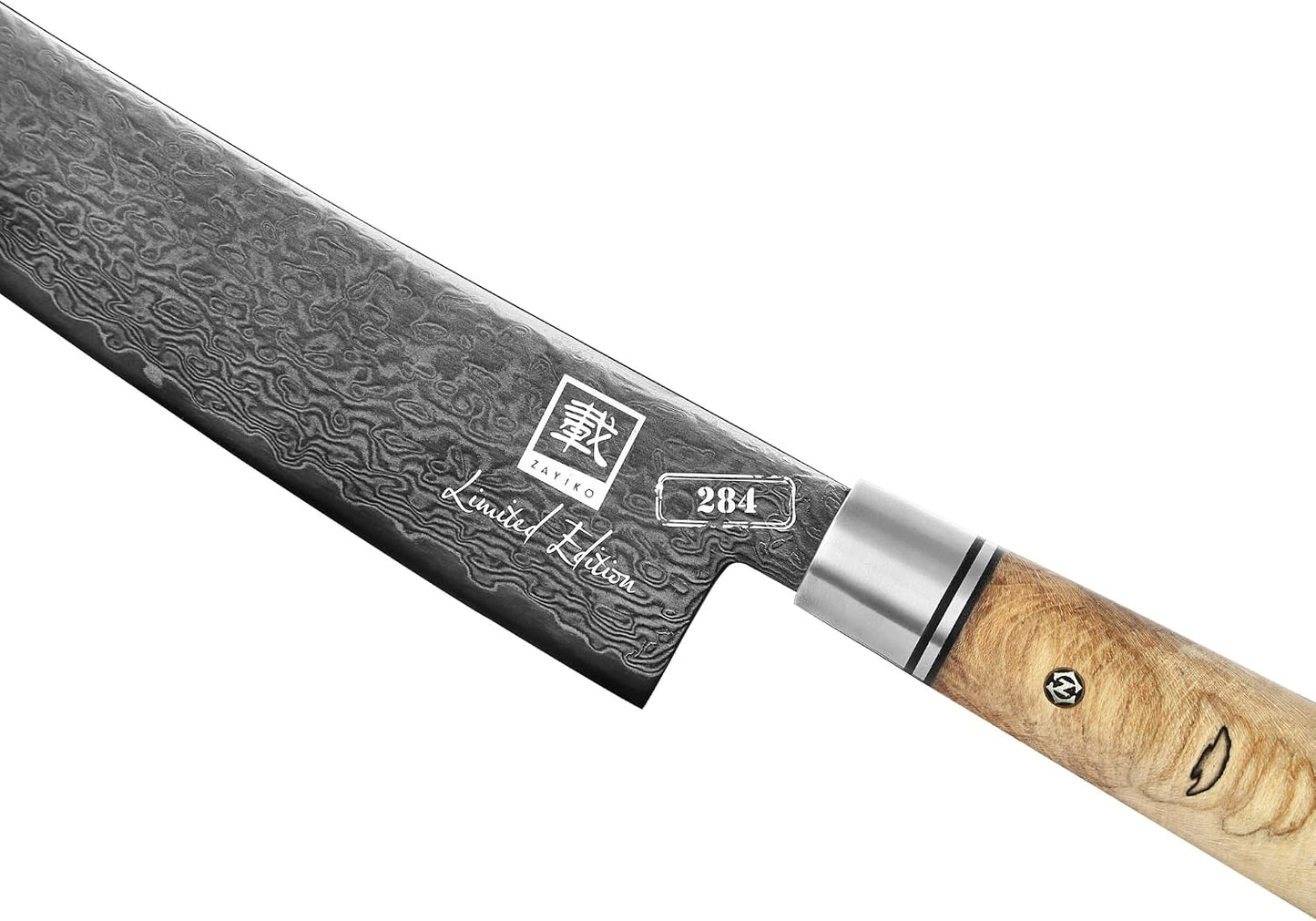 Limited Edition Copper Damascus Chef’s Knife – 8.3" Kiritsuke Blade | Damascus Steel with VG10 Core & Copper Texture | Maple Wood Handle | Professional Kitchen Knife in Gift Box
