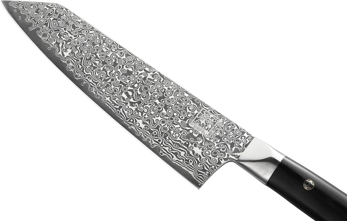 Limited Edition Copper Damascus Chef’s Knife – 8.3" Kiritsuke Blade | Damascus Steel with VG10 Core & Copper Texture | Maple Wood Handle | Professional Kitchen Knife in Gift Box
