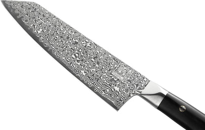 Limited Edition Copper Damascus Chef’s Knife – 8.3" Kiritsuke Blade | Damascus Steel with VG10 Core & Copper Texture | Maple Wood Handle | Professional Kitchen Knife in Gift Box