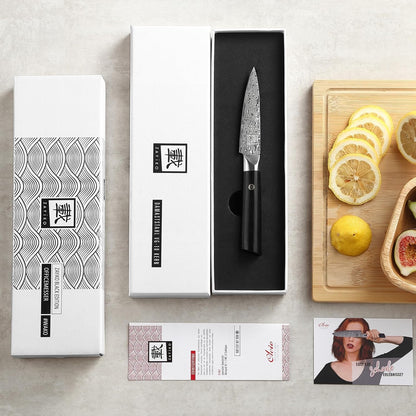 Limited Edition Copper Damascus Chef’s Knife – 8.3" Kiritsuke Blade | Damascus Steel with VG10 Core & Copper Texture | Maple Wood Handle | Professional Kitchen Knife in Gift Box