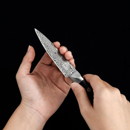 Limited Edition Copper Damascus Chef’s Knife – 8.3" Kiritsuke Blade | Damascus Steel with VG10 Core & Copper Texture | Maple Wood Handle | Professional Kitchen Knife in Gift Box