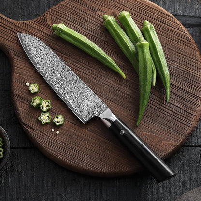 Limited Edition Copper Damascus Chef’s Knife – 8.3" Kiritsuke Blade | Damascus Steel with VG10 Core & Copper Texture | Maple Wood Handle | Professional Kitchen Knife in Gift Box