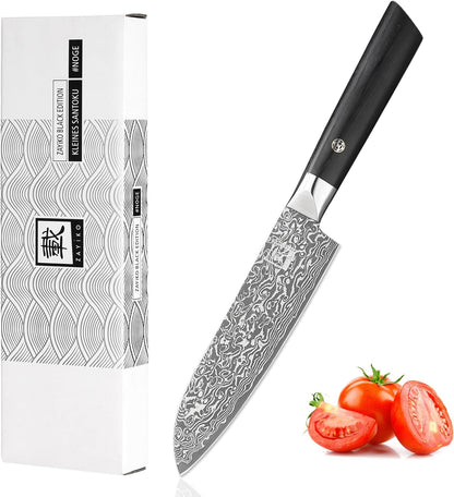 Limited Edition Copper Damascus Chef’s Knife – 8.3" Kiritsuke Blade | Damascus Steel with VG10 Core & Copper Texture | Maple Wood Handle | Professional Kitchen Knife in Gift Box