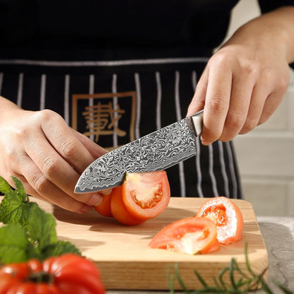 Limited Edition Copper Damascus Chef’s Knife – 8.3" Kiritsuke Blade | Damascus Steel with VG10 Core & Copper Texture | Maple Wood Handle | Professional Kitchen Knife in Gift Box