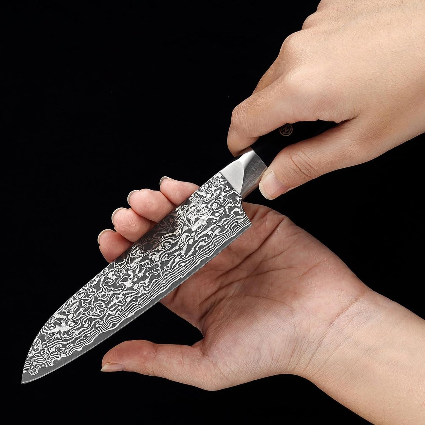 Limited Edition Copper Damascus Chef’s Knife – 8.3" Kiritsuke Blade | Damascus Steel with VG10 Core & Copper Texture | Maple Wood Handle | Professional Kitchen Knife in Gift Box