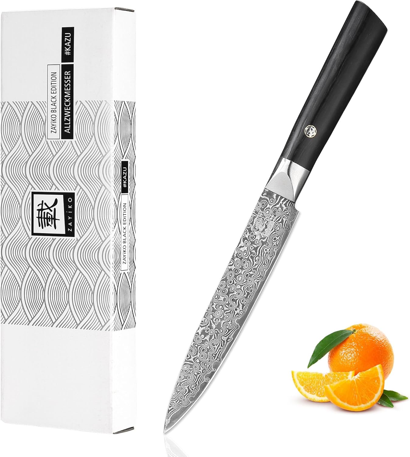 Limited Edition Copper Damascus Chef’s Knife – 8.3" Kiritsuke Blade | Damascus Steel with VG10 Core & Copper Texture | Maple Wood Handle | Professional Kitchen Knife in Gift Box