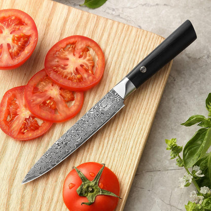 Limited Edition Copper Damascus Chef’s Knife – 8.3" Kiritsuke Blade | Damascus Steel with VG10 Core & Copper Texture | Maple Wood Handle | Professional Kitchen Knife in Gift Box
