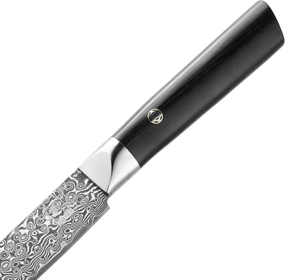 Limited Edition Copper Damascus Chef’s Knife – 8.3" Kiritsuke Blade | Damascus Steel with VG10 Core & Copper Texture | Maple Wood Handle | Professional Kitchen Knife in Gift Box