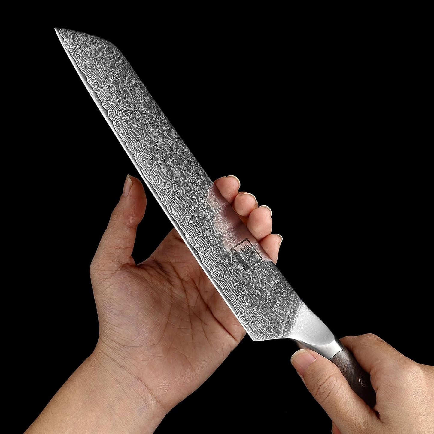 Limited Edition Copper Damascus Chef’s Knife – 8.3" Kiritsuke Blade | Damascus Steel with VG10 Core & Copper Texture | Maple Wood Handle | Professional Kitchen Knife in Gift Box