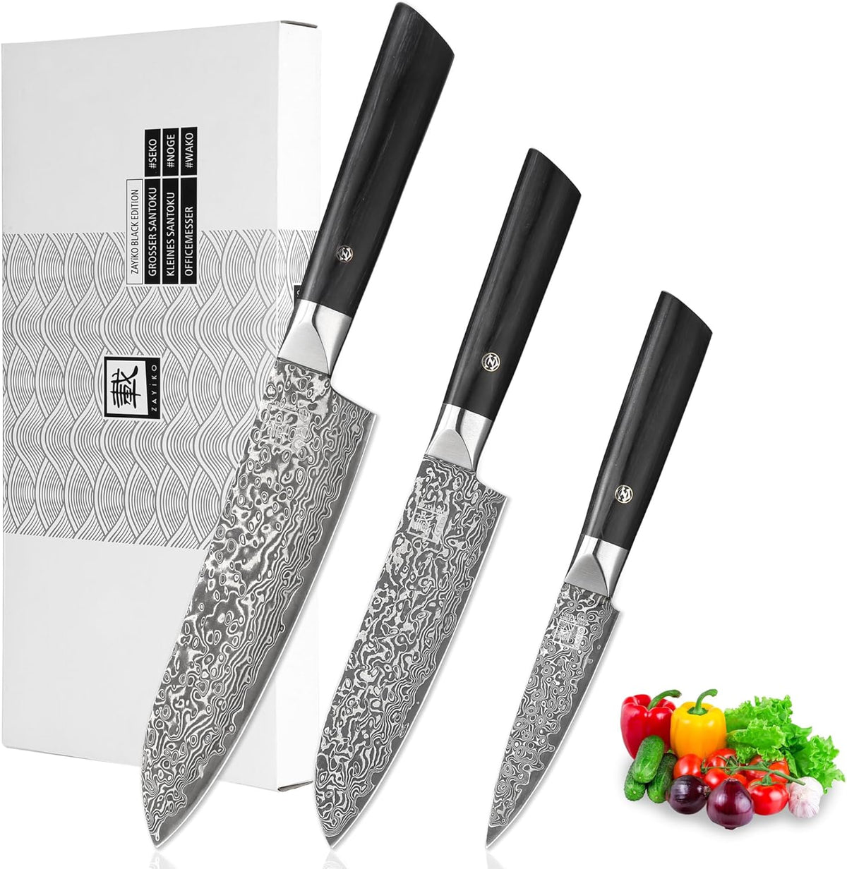Limited Edition Copper Damascus Chef’s Knife – 8.3" Kiritsuke Blade | Damascus Steel with VG10 Core & Copper Texture | Maple Wood Handle | Professional Kitchen Knife in Gift Box