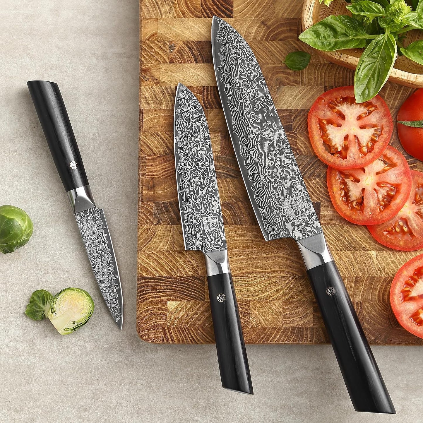 Limited Edition Copper Damascus Chef’s Knife – 8.3" Kiritsuke Blade | Damascus Steel with VG10 Core & Copper Texture | Maple Wood Handle | Professional Kitchen Knife in Gift Box