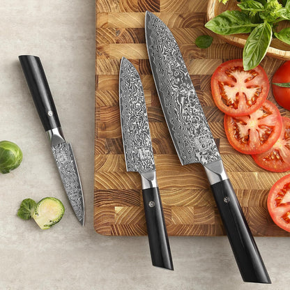 Limited Edition Copper Damascus Chef’s Knife – 8.3" Kiritsuke Blade | Damascus Steel with VG10 Core & Copper Texture | Maple Wood Handle | Professional Kitchen Knife in Gift Box