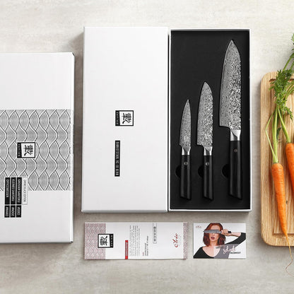 Limited Edition Copper Damascus Chef’s Knife – 8.3" Kiritsuke Blade | Damascus Steel with VG10 Core & Copper Texture | Maple Wood Handle | Professional Kitchen Knife in Gift Box