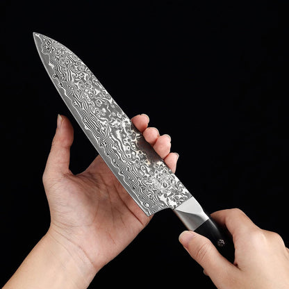 Limited Edition Copper Damascus Chef’s Knife – 8.3" Kiritsuke Blade | Damascus Steel with VG10 Core & Copper Texture | Maple Wood Handle | Professional Kitchen Knife in Gift Box